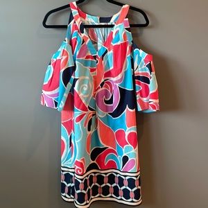 Crown & Ivy cold shoulder dress, size small